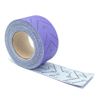 MakerOS порьозен филмов керамичен циклон абразив в ролка, с филмова подложка, за полиране на автомобили, мебели, строителство и композитни материали