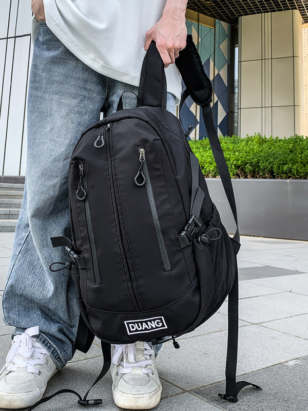 Nylon vízálló hátizsák, uniszex, kapacitás 20 L alatt, 16 hüvelykes laptop rekesz, városi minimalista stílus