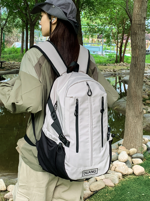 Nylon vízálló hátizsák, uniszex, kapacitás 20 L alatt, 16 hüvelykes laptop rekesz, városi minimalista stílus