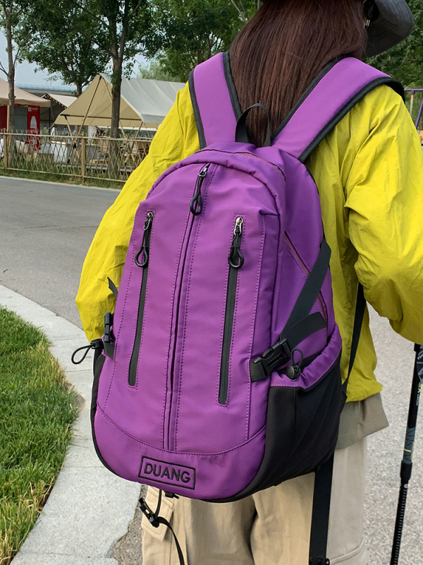 Nylon vízálló hátizsák, uniszex, kapacitás 20 L alatt, 16 hüvelykes laptop rekesz, városi minimalista stílus