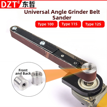 Индустриален клас пневматичен ремъчен шлайф с ъглова глава, 350 мм, Dzt/Dongzhe