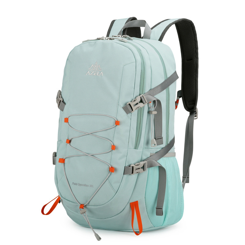 Ultra lengvas sportinis kuprinė su oro pagalvėmis dirželiais ir poliesterio pamušalu, skirta alpinizmui ir dviračių mėgėjams