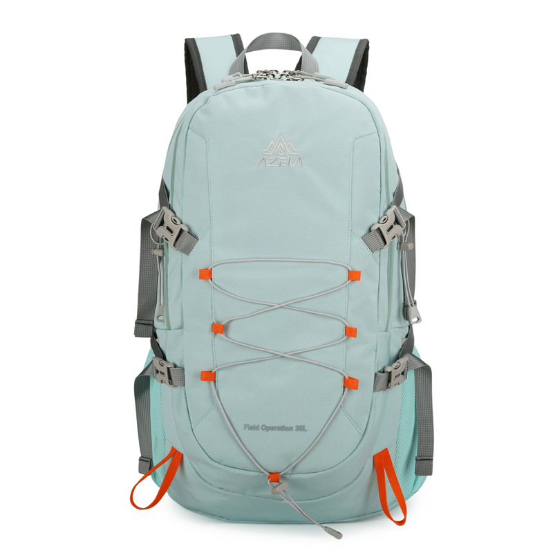 Ultra lengvas sportinis kuprinė su oro pagalvėmis dirželiais ir poliesterio pamušalu, skirta alpinizmui ir dviračių mėgėjams