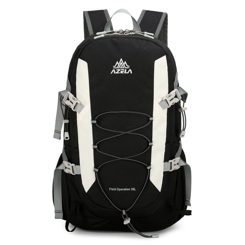 Ultra lengvas sportinis kuprinė su oro pagalvėmis dirželiais ir poliesterio pamušalu, skirta alpinizmui ir dviračių mėgėjams