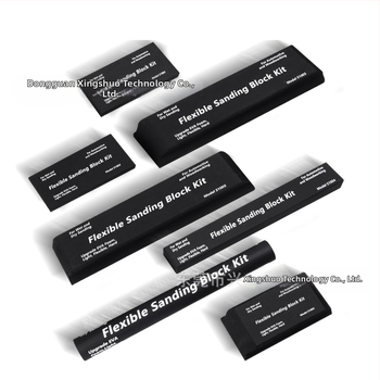 EVA блок за шлайфане за сухо и мокро използване, за полиране на автомобили и мебели, седемчастен комплект с шкурки, плътност 38-70 кг/м³, марка Xingshuo