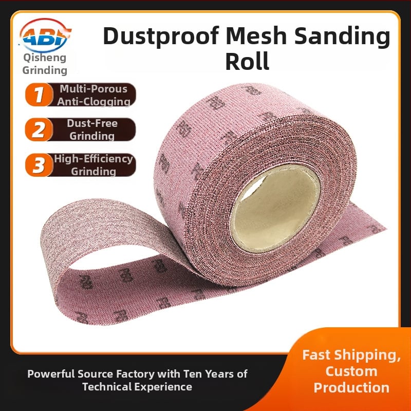 ABF алуминиева абразивна лента с мрежеста основа за сухо шлайфане на автомобилни повърхности и премахване на прах