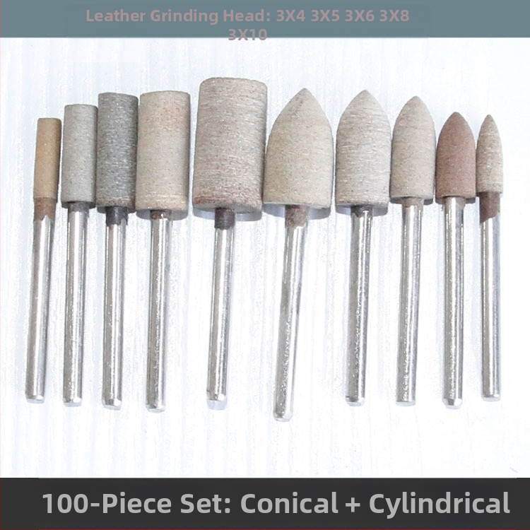 Комплект глави за шлайфане – вълнени глави за дърво и нефрит, марка Three Rabbits, модел Mixed Wool Grinding Head Suit, материал: вълна, приложение: шлайфане и полиране