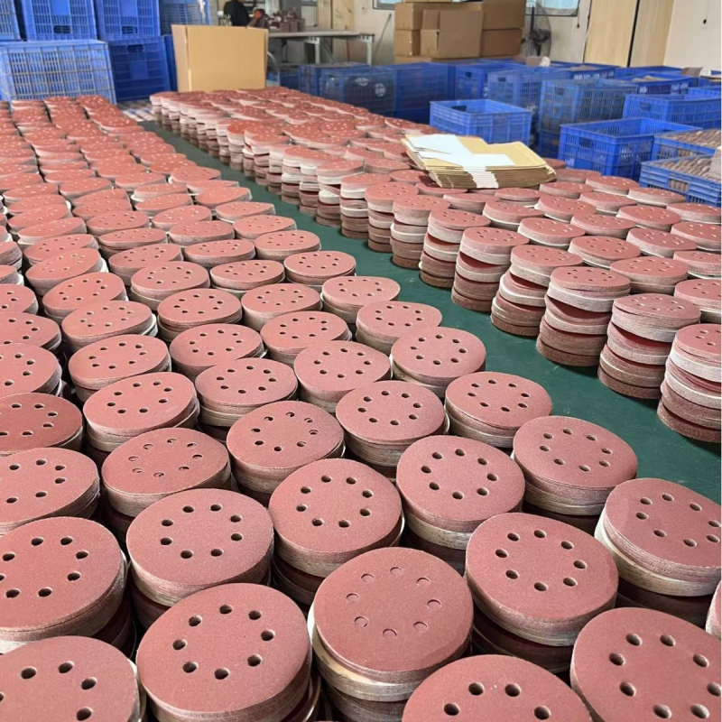 Samermet полиращи дискове за орбитален шлайф, алуминиев оксид, велурена основа