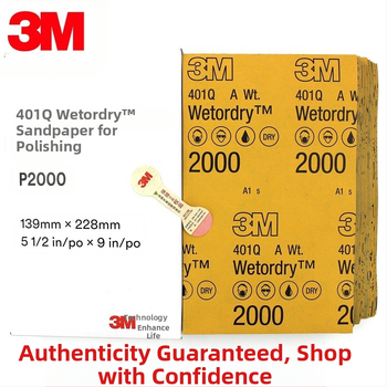 3M мокра шкурка за шлайфане, 2000 mesh, 1500 grit, полиране на драскотини по боята на автомобилa