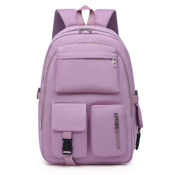 Σακίδιο λάπτοπ από Oxford ύφασμα με γεωμετρικό μοτίβο, καμπύλες τιράντες, συμβατό με 14 ιντσών λάπτοπ