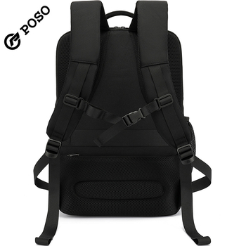 Üzleti utazáshoz való laptop hátizsák – nagy kapacitású (20-35L, poliészter, lopás elleni védelem, 15,6 hüvelykes laptophoz illeszkedik, vízálló)