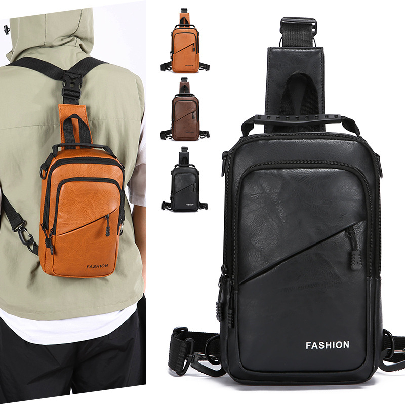 Férfi mellkas táska Point Race – PU anyag, vízálló, ultrakönnyű, kopásálló