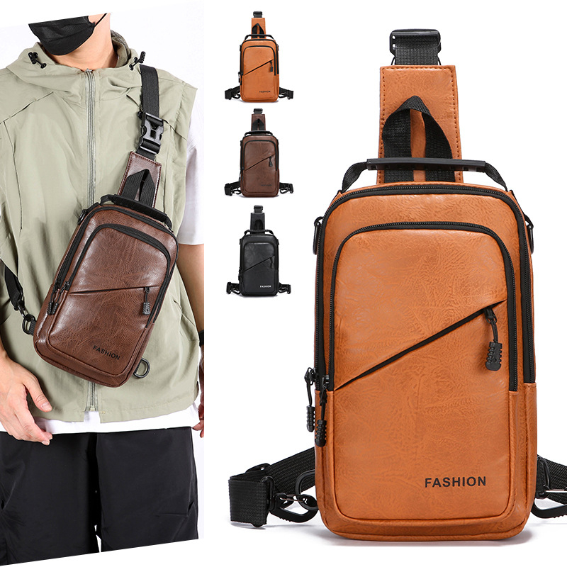 Férfi mellkas táska Point Race – PU anyag, vízálló, ultrakönnyű, kopásálló