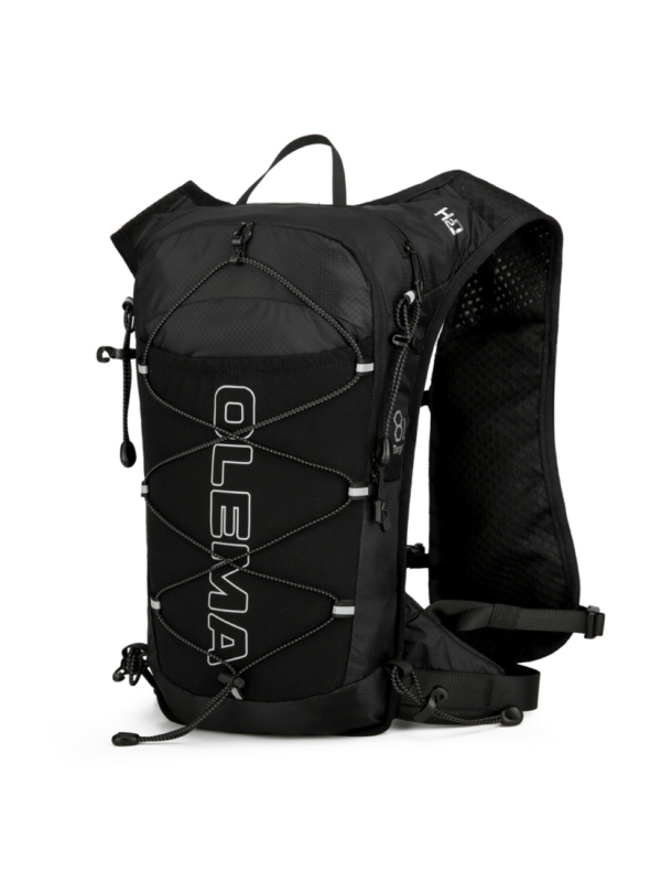 Pārgājienu mugursoma ar lielu ietilpību, izgatavota no neilona, ūdensnecaurlaidīga un elpojoša.