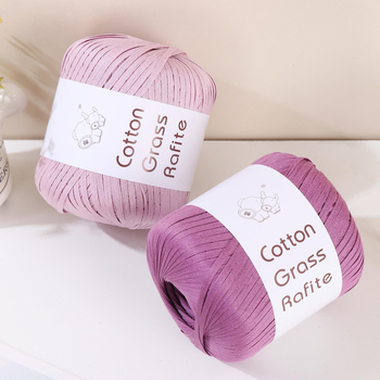 Wealthy Elephant medvilnės šiaudinės siūlai audiniams — pusverstedas, roving siūlai