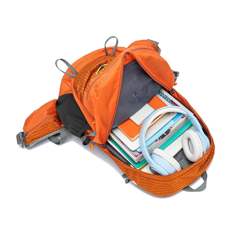 Royal Mountain Nīlonā pārgājienu mugursoma, Unisex, Ergonomiska izliektā muguras plate, Elpojoša, Slodzes samazināšana, Āra sporta aktivitātēm