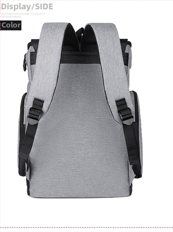 Τσάντα πλάτης unisex για εξωτερικούς χώρους, street style, χωρητικότητα 20–35 L, συμβατή με φορητό 15 ιντσών, μείωση βάρους, καμπύλοι ιμάντες ώμου (Υλικό: νάιλον; Χωρητικότητα: 20–35 L; Φορητός: 15 ιντσών; Λειτουργία: μείωση βάρους; Σύστημα: καμπύλοι)