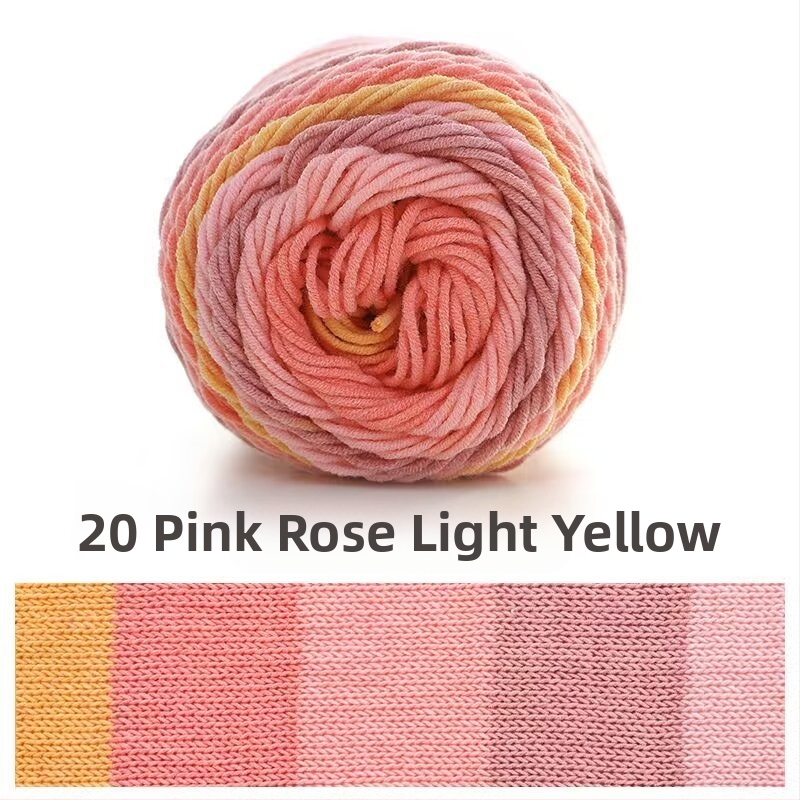 Ruyi Bird siūlų komplektas rankdarbiams — mišrių ring-spun siūlų iš Hebėjos, tinkamas megztiniams ir skrybėlėms