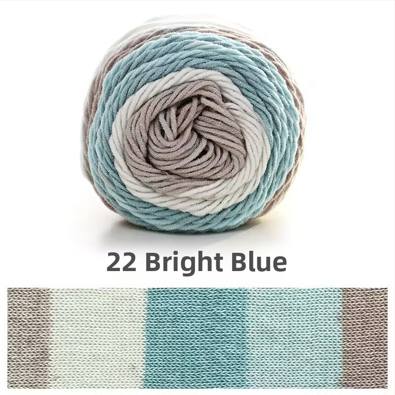 Ruyi Bird siūlų komplektas rankdarbiams — mišrių ring-spun siūlų iš Hebėjos, tinkamas megztiniams ir skrybėlėms