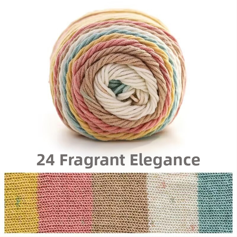 Ruyi Bird siūlų komplektas rankdarbiams — mišrių ring-spun siūlų iš Hebėjos, tinkamas megztiniams ir skrybėlėms