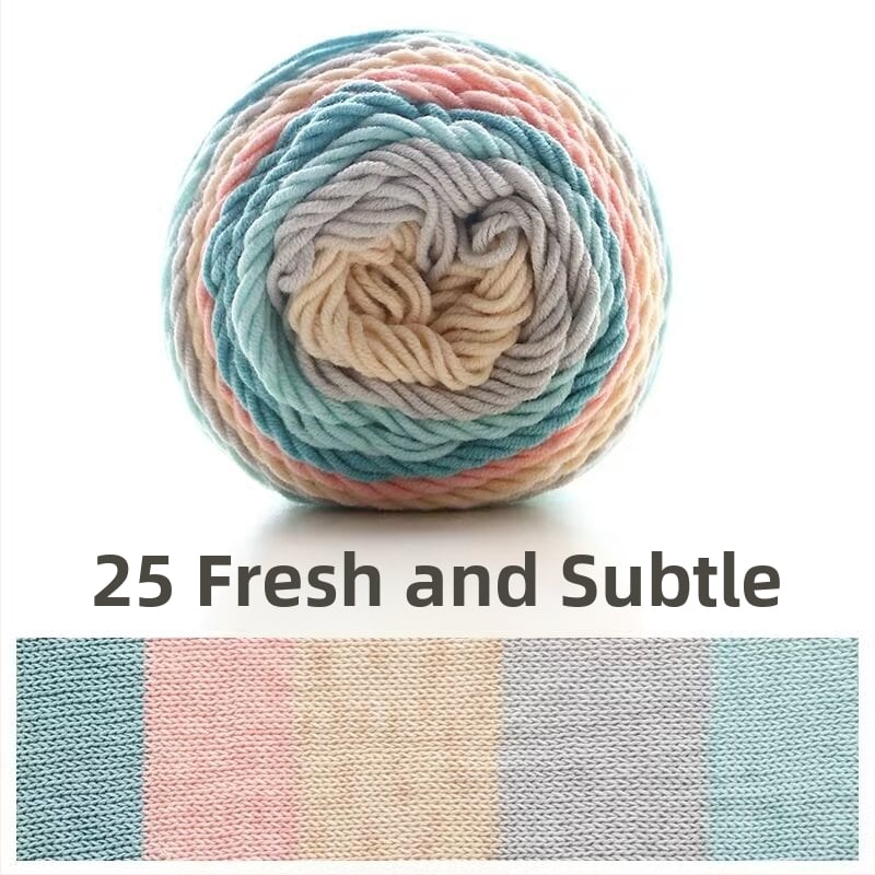 Ruyi Bird siūlų komplektas rankdarbiams — mišrių ring-spun siūlų iš Hebėjos, tinkamas megztiniams ir skrybėlėms