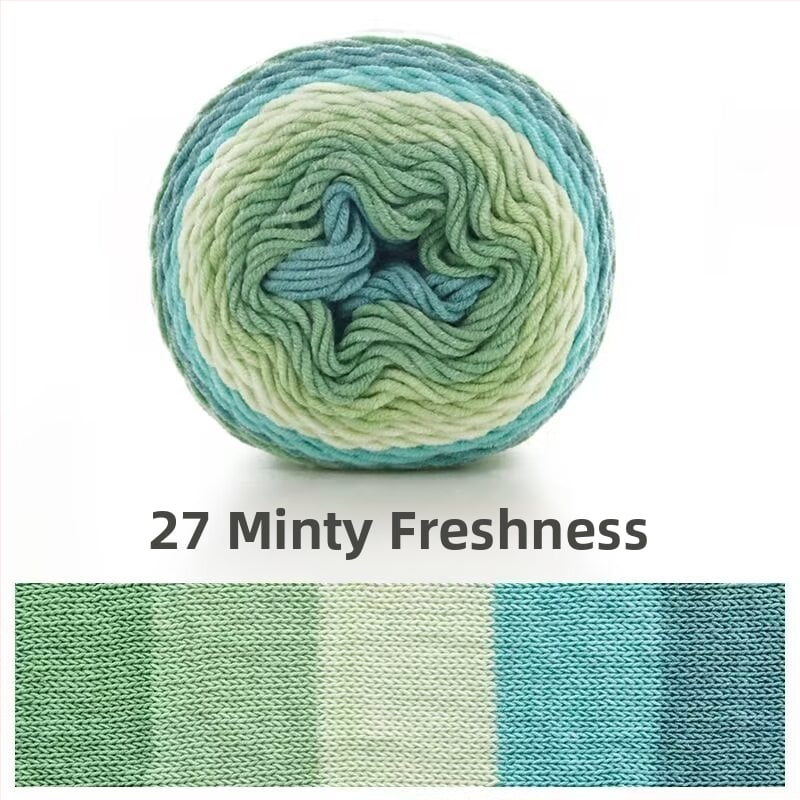 Ruyi Bird siūlų komplektas rankdarbiams — mišrių ring-spun siūlų iš Hebėjos, tinkamas megztiniams ir skrybėlėms