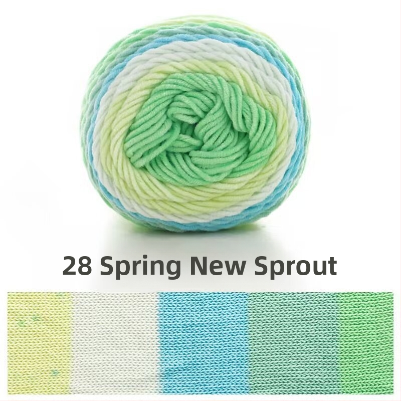 Ruyi Bird siūlų komplektas rankdarbiams — mišrių ring-spun siūlų iš Hebėjos, tinkamas megztiniams ir skrybėlėms