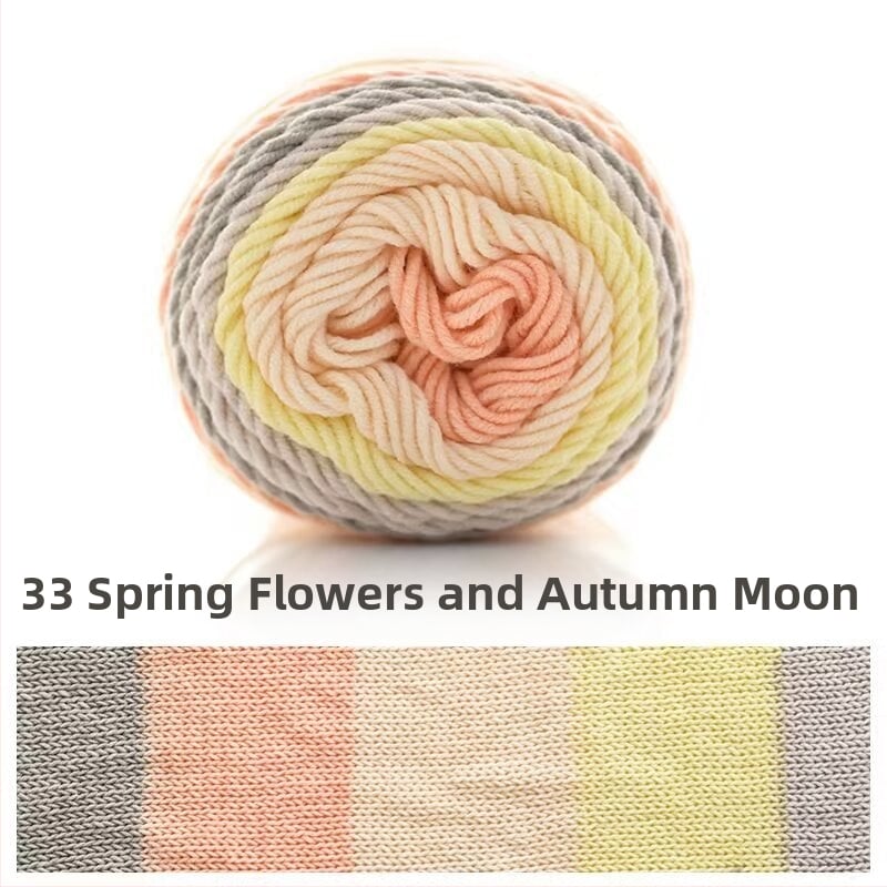 Ruyi Bird siūlų komplektas rankdarbiams — mišrių ring-spun siūlų iš Hebėjos, tinkamas megztiniams ir skrybėlėms