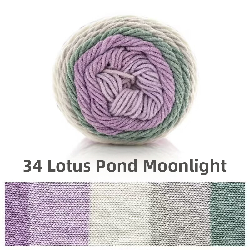 Ruyi Bird siūlų komplektas rankdarbiams — mišrių ring-spun siūlų iš Hebėjos, tinkamas megztiniams ir skrybėlėms