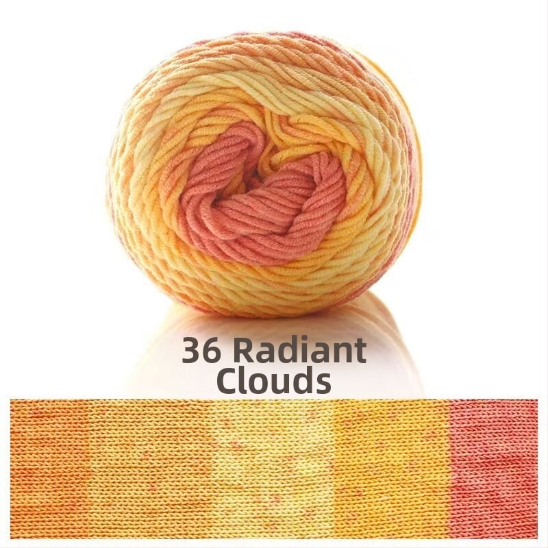 Ruyi Bird siūlų komplektas rankdarbiams — mišrių ring-spun siūlų iš Hebėjos, tinkamas megztiniams ir skrybėlėms