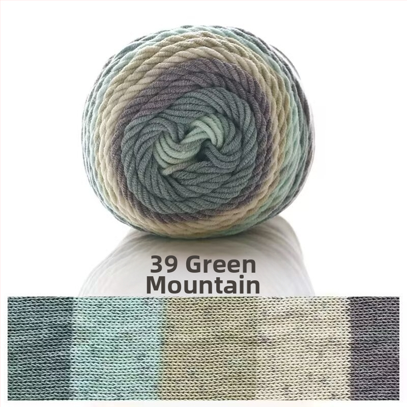 Ruyi Bird siūlų komplektas rankdarbiams — mišrių ring-spun siūlų iš Hebėjos, tinkamas megztiniams ir skrybėlėms