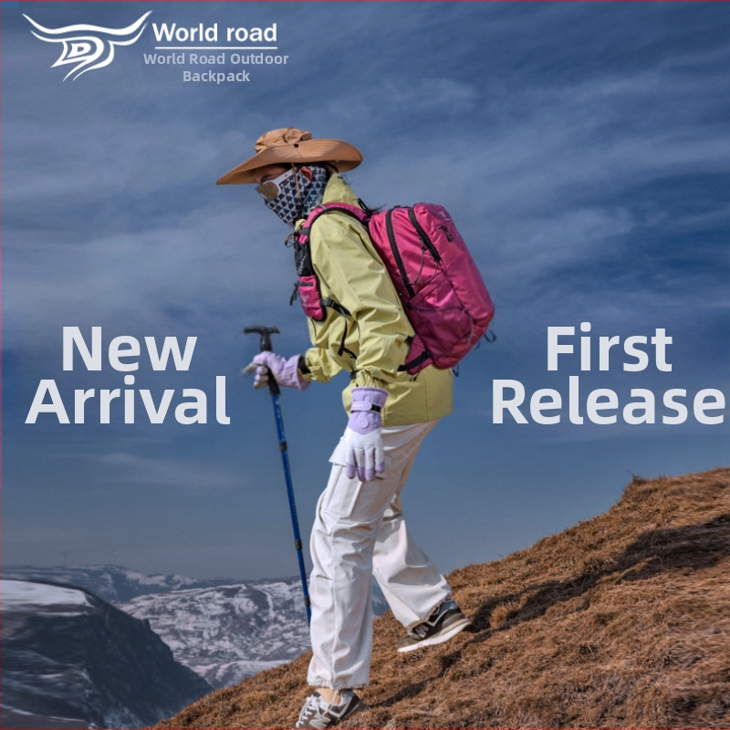 Αθλητικό σακίδιο για ορειβασία — νάιλον, διαπνέον, unisex, καμπύλη ζώνη ώμου