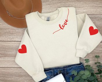 3D mintás pulóver – Regular szabás, kényelmes, hosszú ujjú, kerek nyakú, 90–95% poliészter