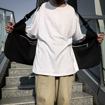 Мъжка чанта през рамо с жилетен стил, ултралека, Оксфорд тъкан, градски стил, за ежедневна употреба