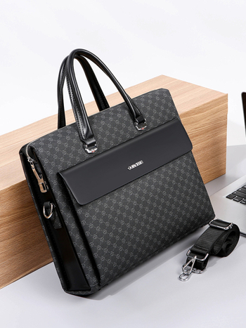 GORCHIS Vīriešu PU Biznesa Soma ar Paroles Slēdzeni, Pretzādzībai, Liela Ietilpība, Crossbody