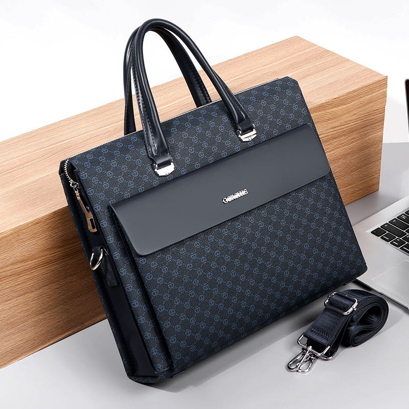 GORCHIS Vīriešu PU Biznesa Soma ar Paroles Slēdzeni, Pretzādzībai, Liela Ietilpība, Crossbody