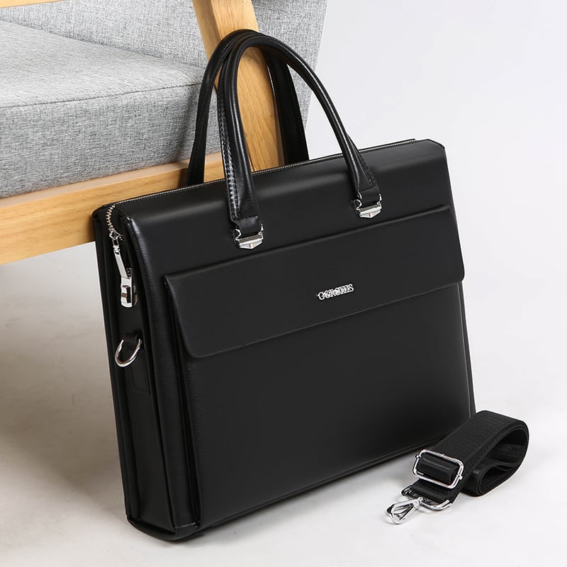 GORCHIS Vīriešu PU Biznesa Soma ar Paroles Slēdzeni, Pretzādzībai, Liela Ietilpība, Crossbody