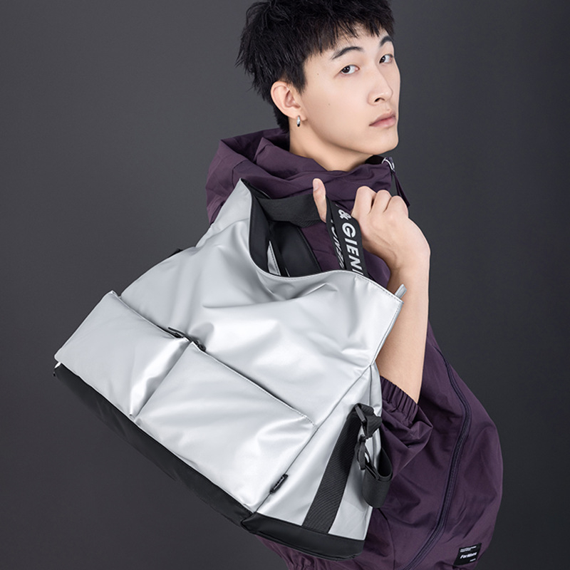 Idigi tornazsák száraz–nedves elválasztással, 20–35L, Leather Film, vízálló, bővítés