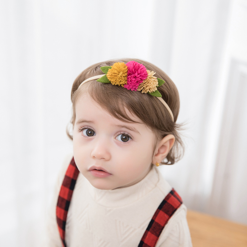 Plaukų juosta su kaspinu, Princesių serija, iš audinio, tinkama vaikams 0–3, 3–6 ir 6–10 metų