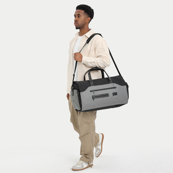 Férfi utazótáska, összecsukható, vízálló, többszörös funkciójú, 20–35L kapacitás, kézben vagy vállon