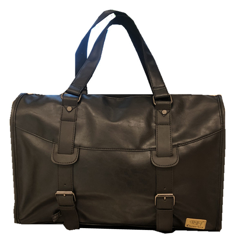 Férfi válltáska — Crossbody stílus, Szintetikus bőr, 15 hüvelykes laptophoz, Üzleti utazáshoz