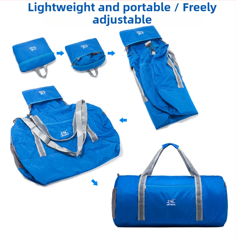 Сгъваема фитнес чанта – найлон, водоустойчива, ултралека – Jebert 2148# сгъваема чанта за спорт – Спортна чанта