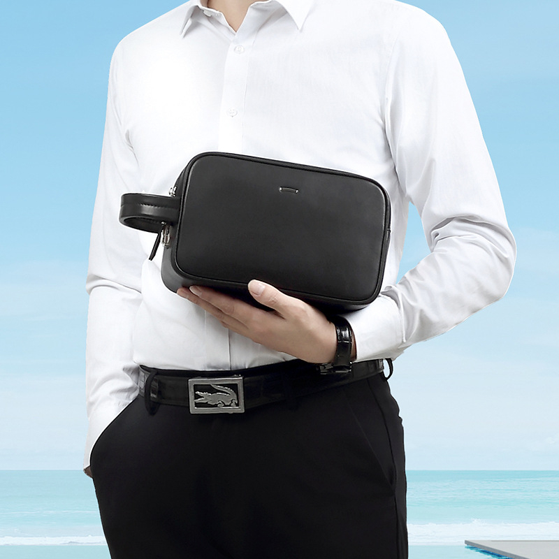 Swarden vīriešu clutch – augšējā slāņa liellopu āda, pilsētas stils, liela ietilpība, ūdensnecaurlaidīgs un pret zādzībām