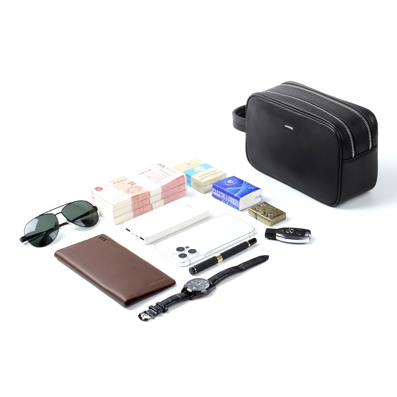 Swarden vīriešu clutch – augšējā slāņa liellopu āda, pilsētas stils, liela ietilpība, ūdensnecaurlaidīgs un pret zādzībām