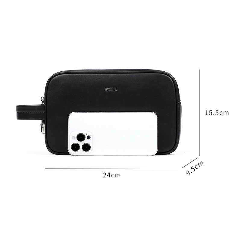 Swarden vīriešu clutch – augšējā slāņa liellopu āda, pilsētas stils, liela ietilpība, ūdensnecaurlaidīgs un pret zādzībām