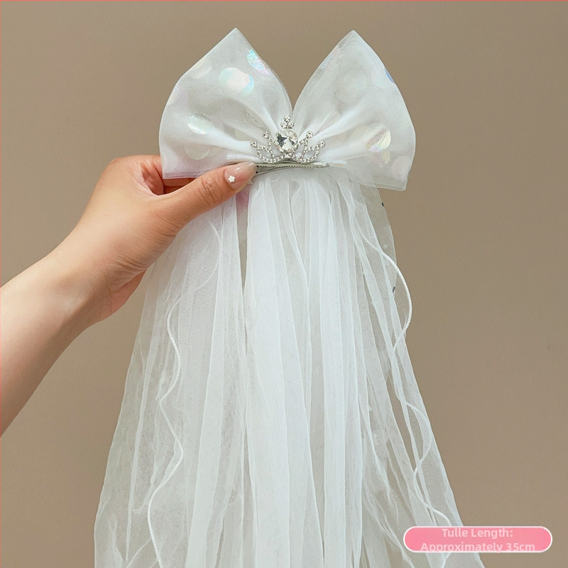 Princeses krones matu spraude - roku darīts režģa matu aksesuārs bērniem