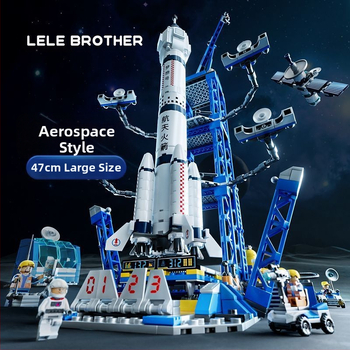 Lego‑kompatibil űrrepülőgép építő készlet, ABS műanyag, 800+ darab, 1,5 kg, DIY testreszabható