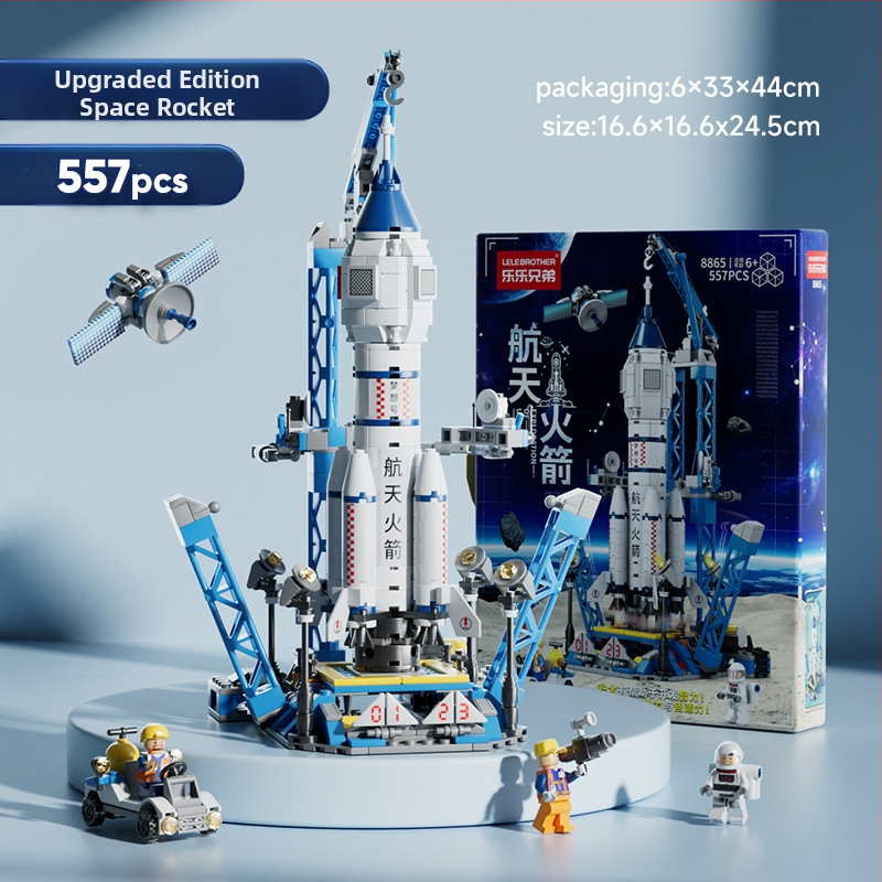 Lego‑kompatibil űrrepülőgép építő készlet, ABS műanyag, 800+ darab, 1,5 kg, DIY testreszabható
