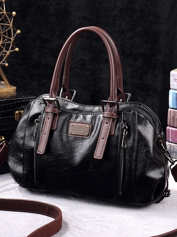 POLBOLO válltáska | kiváló minőségű anyagból készült szövet, nylon bélés, vízszintes négyzetes forma, cipzáros zseb, laminált cipzáras zseb, belső elválasztó, mindennapi használatra, tavasz 2025