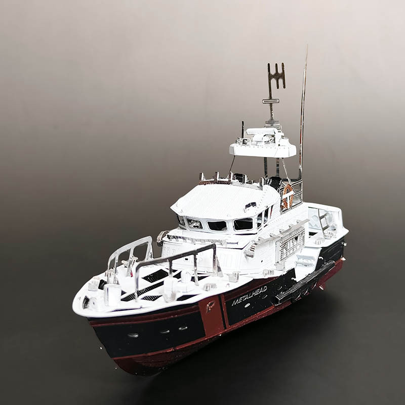 DIY 3D jachtos dėlionė iš nerūdijančio plieno – viso metalo modelis surinkimui, 14+